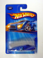 Hot Wheels Ooz Coupe #141 Blue Die-Cast Car 2005