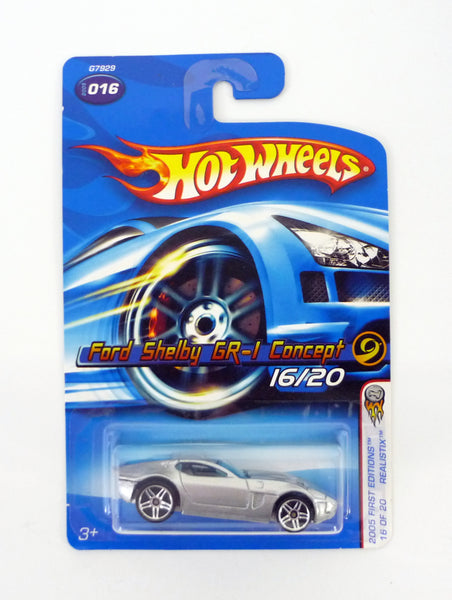 Hot Wheels Ford Shelby GR-1 Concept #016 Realistix 16/20 Silver DieCast Car 2006
