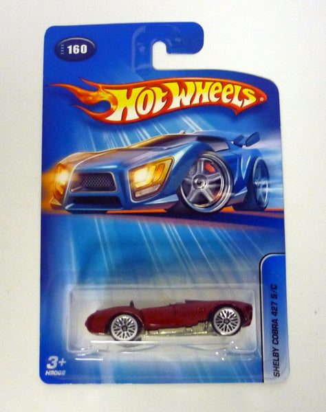 Hot Wheels Shelby Cobra 427 S/C #160 Red Die-Cast Car 2005