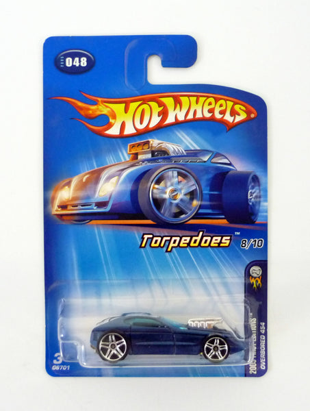 Hot Wheels Overbored 454 #048 Torpedoes 8/10 Blue Die-Cast Car 2005