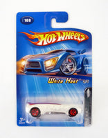 Hot Wheels Whip Creamer II #108 White Heat 3/5 White Die-Cast Car 2005