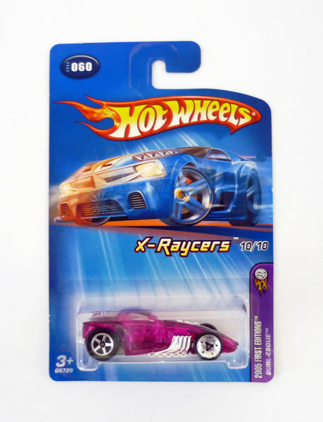 Hot Wheels Burl-Esque #060 X-Raycers 10/10 Purple Die-Cast Car 2005