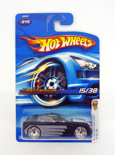 Hot Wheels Unobtainium I #015 First Editions 15 of 38 Black Die-Cast Car 2006