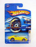 Hot Wheels '69 Corvette #007 First Editions 7 of 38 Yellow Die-Cast Car 2006