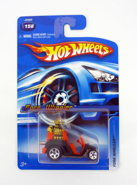 Hot Wheels Fore Wheeler #158 Black Die-Cast Car 2006