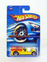 Hot Wheels Old Number 5.5 #191 Yellow Die-Cast Firetruck 2006