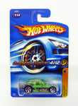 Hot Wheels X-Raycers Stockar #114 Track Aces 4 of 12 Green Die-Cast Car 2006
