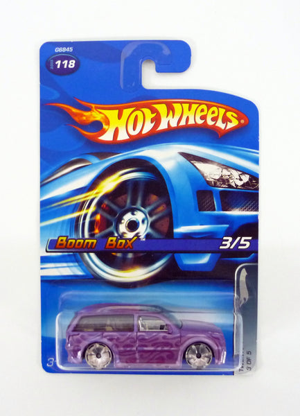 Hot Wheels Boom Box #118 Twenty + 3 of 5 Purple Die-Cast Car 2006