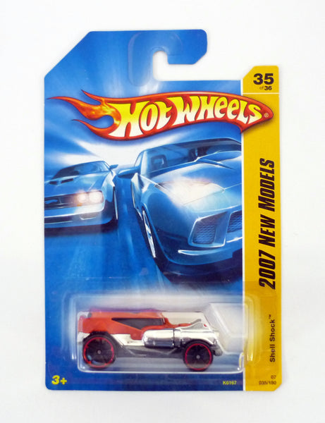 Hot Wheels Shell Shock #035/180 New Models 35 of 36 Red Die-Cast Car 2007