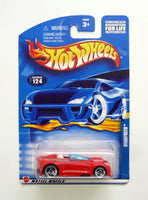 Hot Wheels Monoposto #124 Red Die-Cast Car 2002