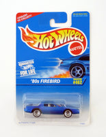 Hot Wheels '80's Firebird #462 Blue Die-Cast Car 1996