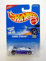 Hot Wheels Turbo Streak #470 Coolest to Collect White Die-Cast Car 1996