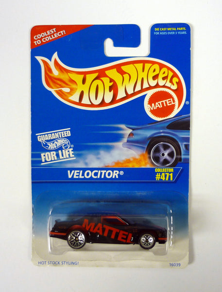Hot Wheels Velocitor #471 Black Die-Cast Car 1996