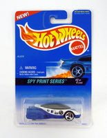 Hot Wheels Alien #554 Spy Print Series 2 of 4 Blue Die-Cast Car 1997