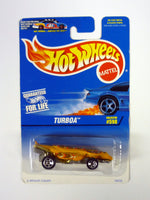 Hot Wheels Turboa #598 Yellow Die-Cast Car 1997