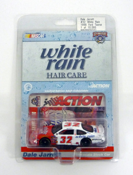 Action NASCAR Dale Jarrett #32 White Rain Ford Taurus 1 of 10,080 Die-Cast 1998