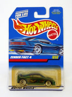 Hot Wheels Zender Fact 4 #820 Green Die-Cast Car 1998