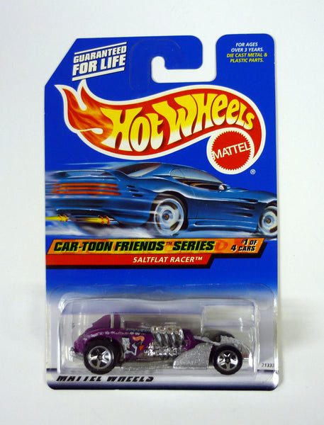 Hot Wheels Saltflat Racer #985 Car-Toon Friends #1 of 4 Purple Die-Cast Car 1999