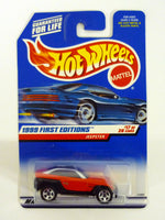 Hot Wheels Jeepster #922 First Editions #17 of 26 Red Die-Cast Car 1999