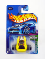 Hot Wheels Fatbax Mustang GT #041 First Editions 41/100 Yellow Die-Cast Car 2004