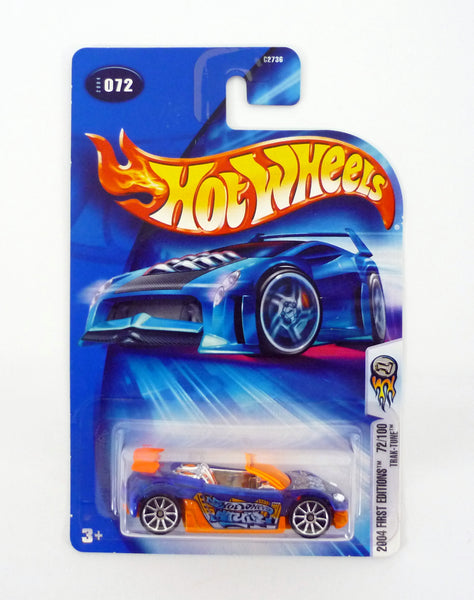 Hot Wheels Trak-Tune #072 First Editions 72/100 Blue Die-Cast Car 2004