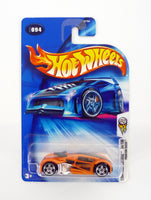 Hot Wheels Phantom Racer #094 First Editions 94/100 Orange Die-Cast Car 2004