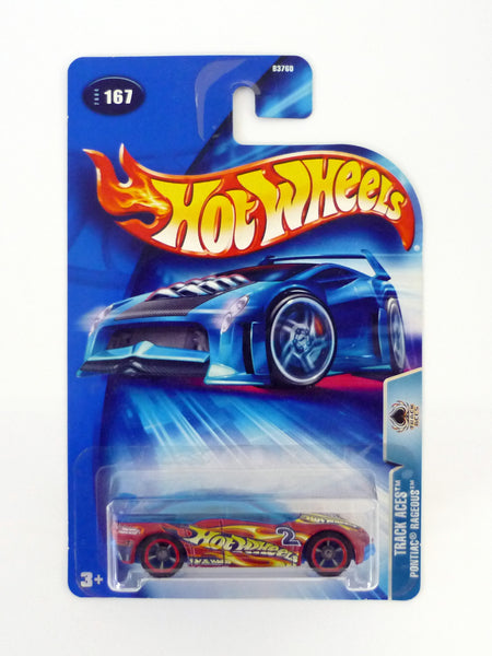 Hot Wheels Pontiac Rageous #167 Track Aces Red Die-Cast Car 2004