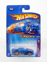 Hot Wheels Horseplay #055 X-Raycers 5/10 Blue Die-Cast Car 2005