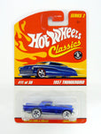 Hot Wheels 1957 Thunderbird Classics Series 2 #11 of 30 Blue Die-Cast Car 2006