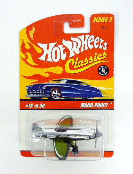 Hot Wheels Madd Propz Classics Series 2 #13 of 30 Gold Die-Cast Plane 2006