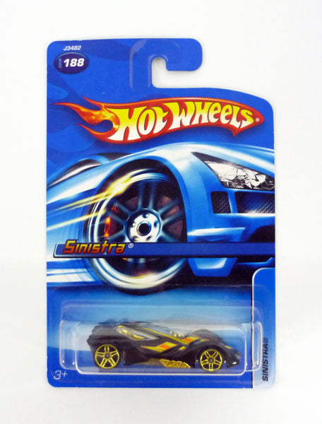Hot Wheels Sinistra #188 Black Die-Cast Car 2006