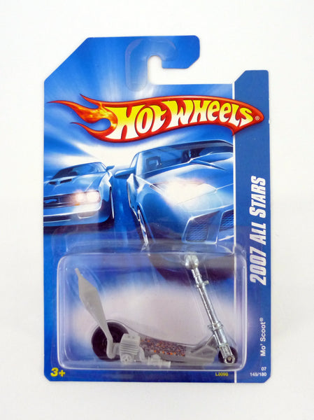 Hot Wheels Mo' Scoot 145/180 All Stars Gray Die-Cast Scooter 2007
