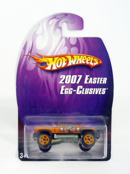 Hot Wheels Mega-Duty Easter Egg-Clusives Red Orange Die-Cast Truck 2007