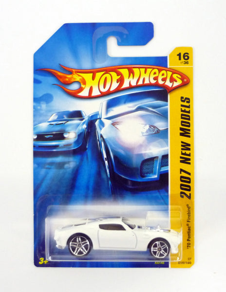 Hot Wheels 70 Pontiac Firebird 016/180 New Models #16 of 36 White Die-Cast 2007
