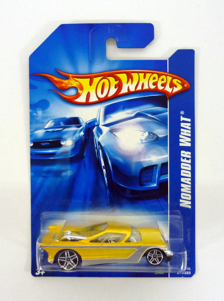 Hot Wheels Nomadder What #211/223 Yellow Die-Cast Car 2007