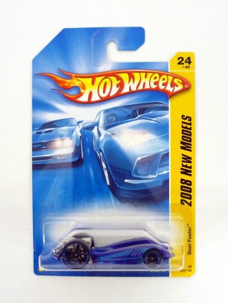 Hot Wheels Duel Fueler #24 New Models 024/196 Blue Die-Cast Car 2008