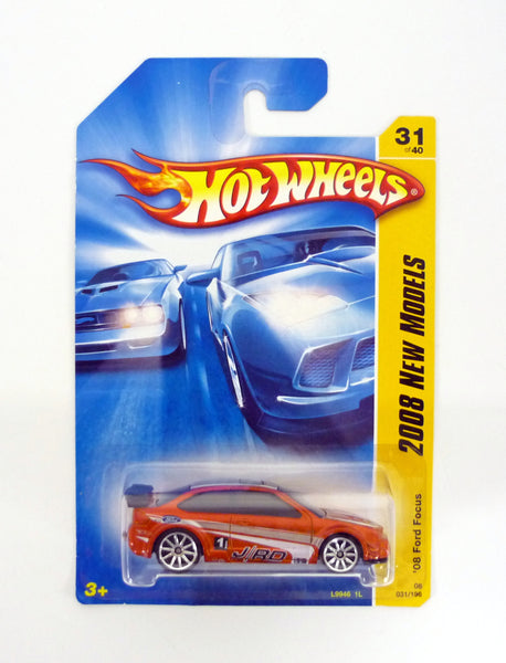Hot Wheels '08 Ford Focus 031/196 New Models #31 of 40 Red Die-Cast Car 2008