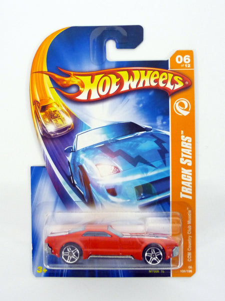 Hot Wheels CCM Country Club Muscle Track Stars #6 of 12 Red Die-Cast Car 2008