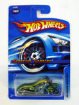 Hot Wheels Scorchin' Scooter #183 Green Die-Cast Motorcycle 2006