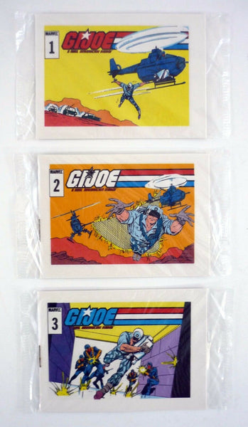 GI Joe Starduster Comic Books #1, 2, 3 Action Stars Mini Cereal Promo Complete Set 1985